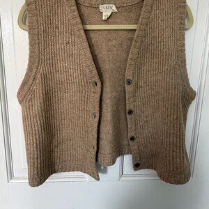 J Crew Shetland Wool  Vest